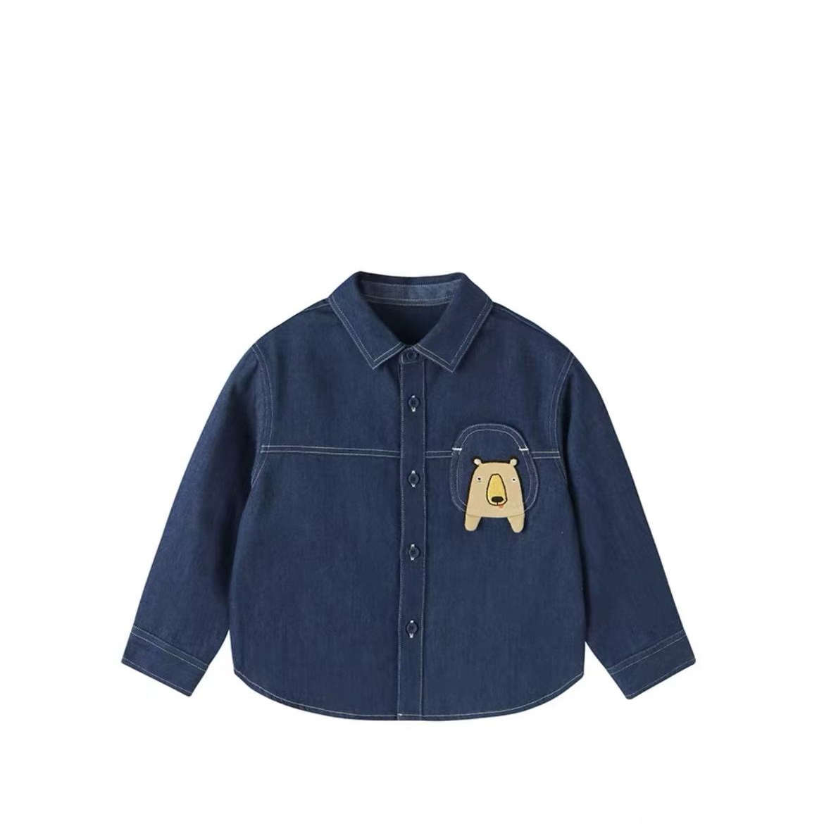 马家秋装新款加绒牛仔衬衫0101