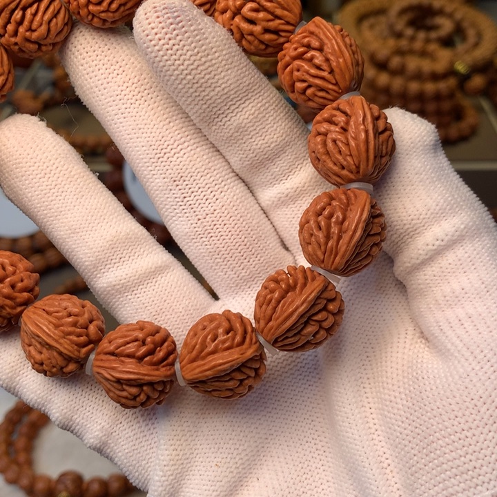 手串桃核秦岭龙纹