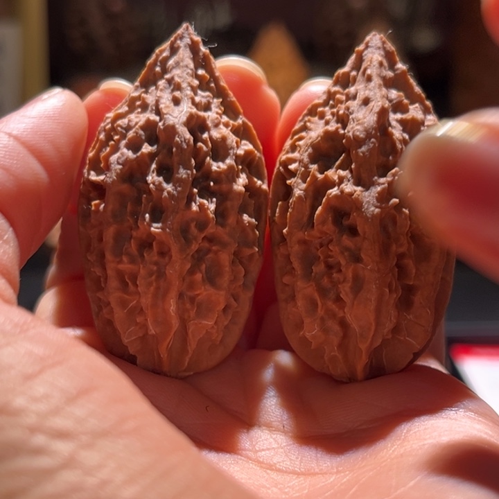 文玩核桃吊坠火尖枪15