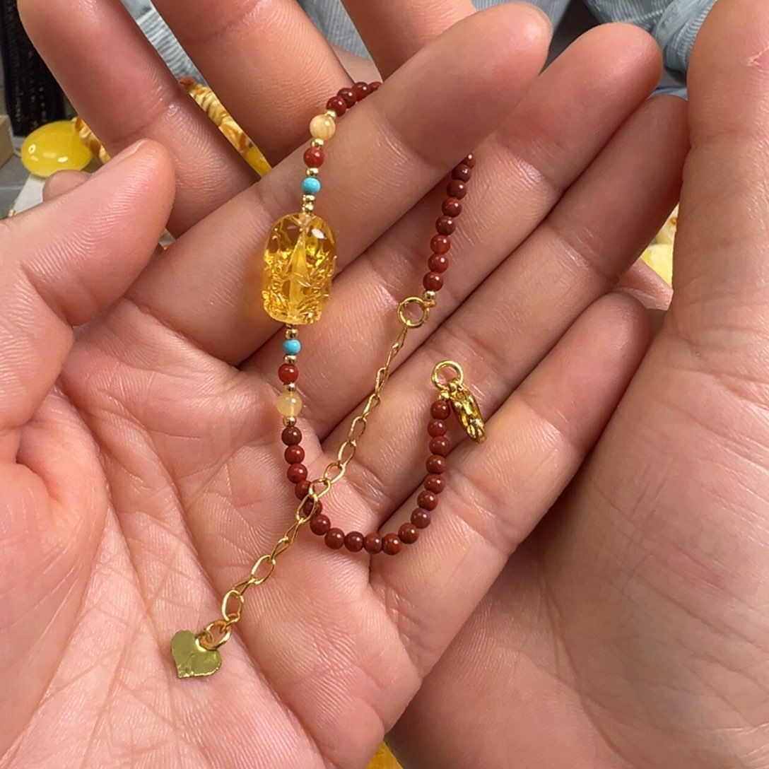 蜜蜡裸石未镶嵌琥珀