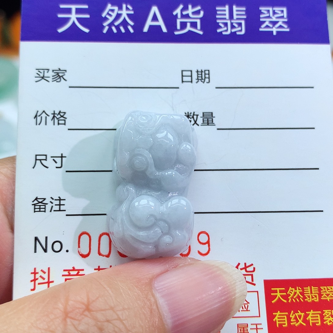 翡翠颈饰未镶嵌貔貅