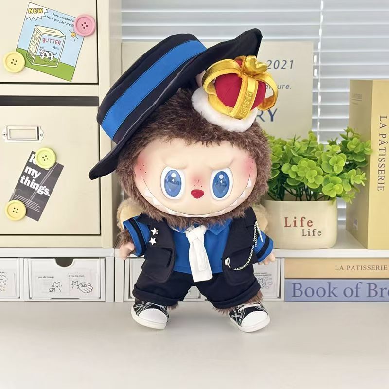 公仔衣服38cm大春野黑皮国王搪胶创意玩偶毛绒娃娃衣服仅娃衣