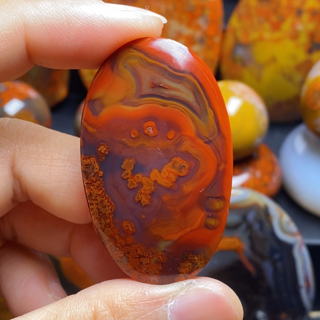 玛瑙/玉髓吊坠(不含链)未镶嵌