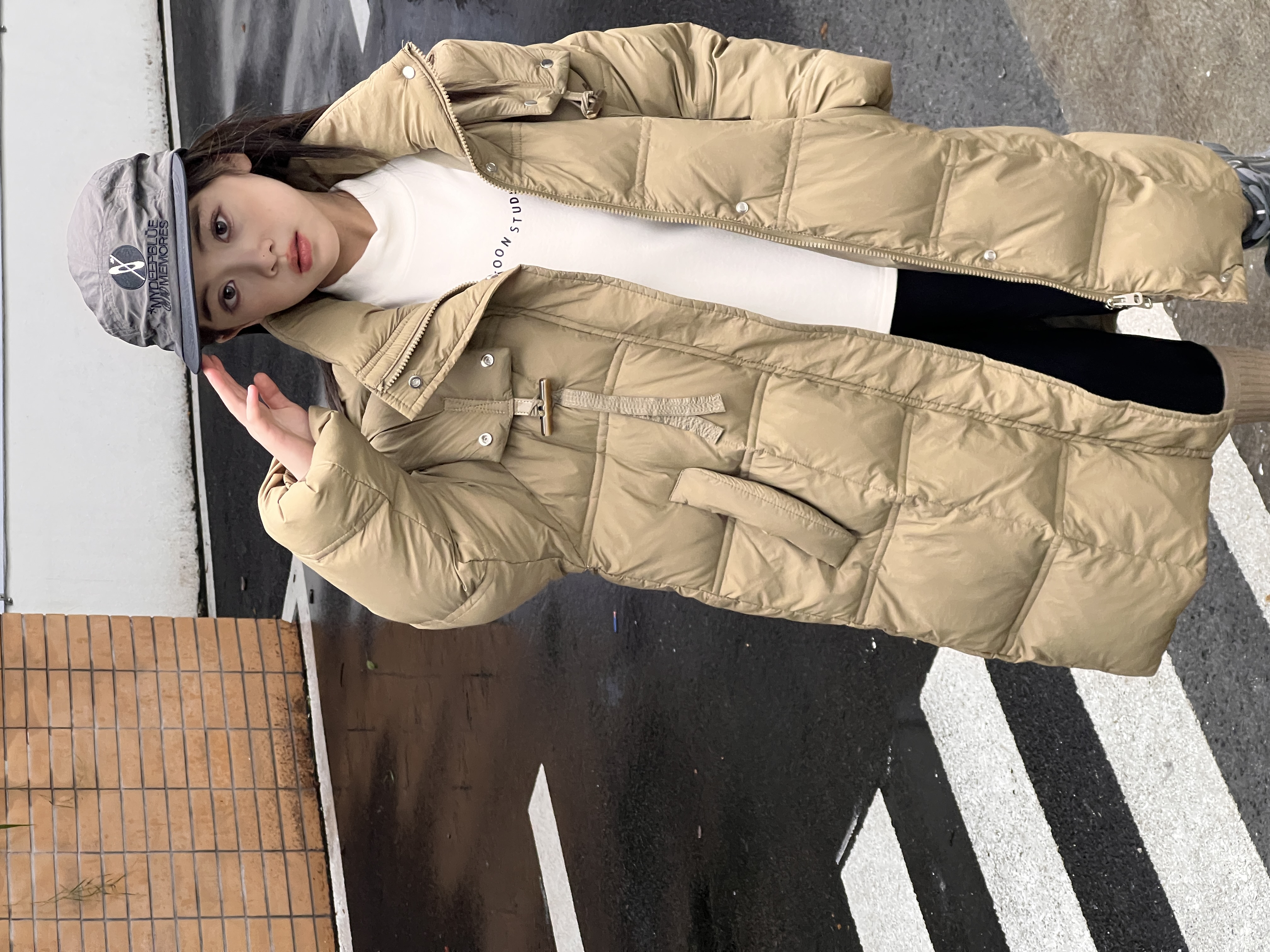 【主播同款】中长款女童羽绒服洋气韩版亲子羽绒服