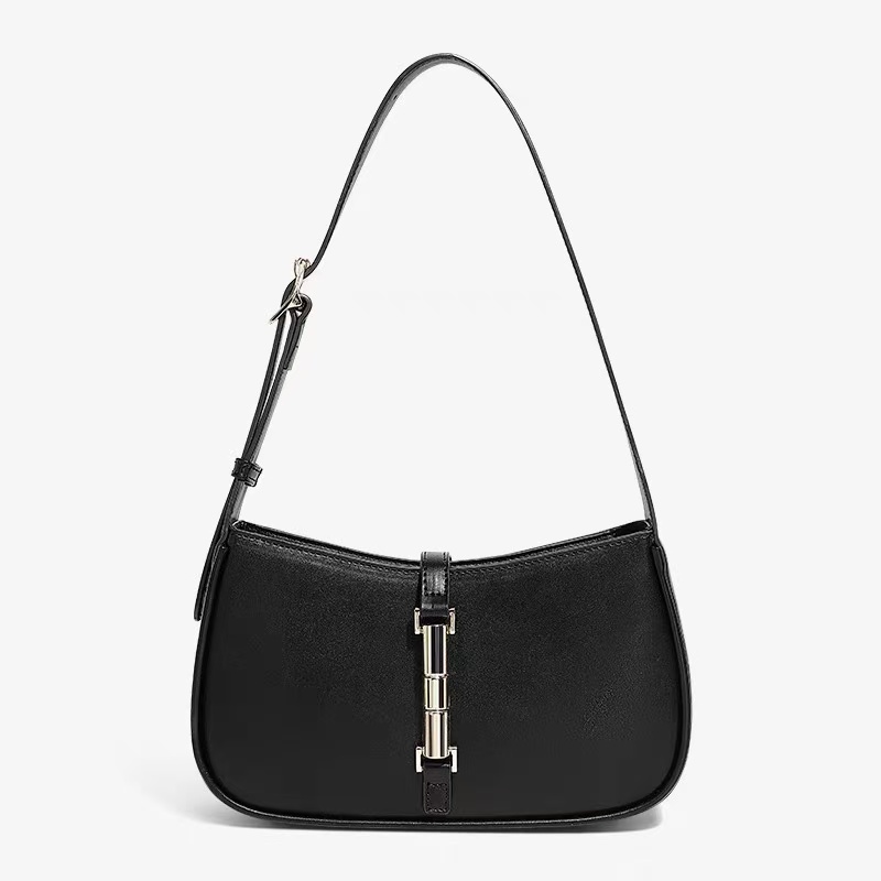 CHASENG包包女2025新款小众高级感腋下包简约通勤法棍包