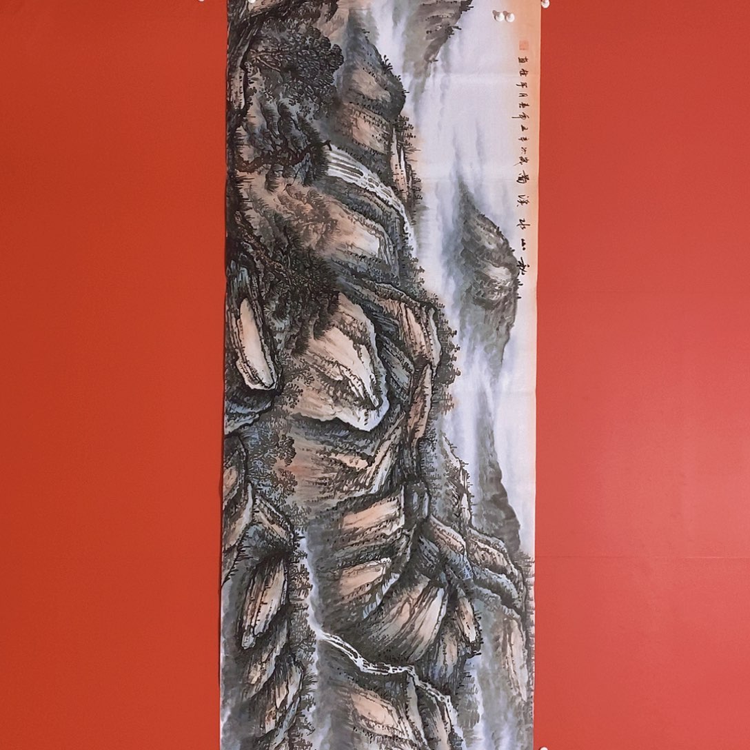 国画山水花鸟国画作品