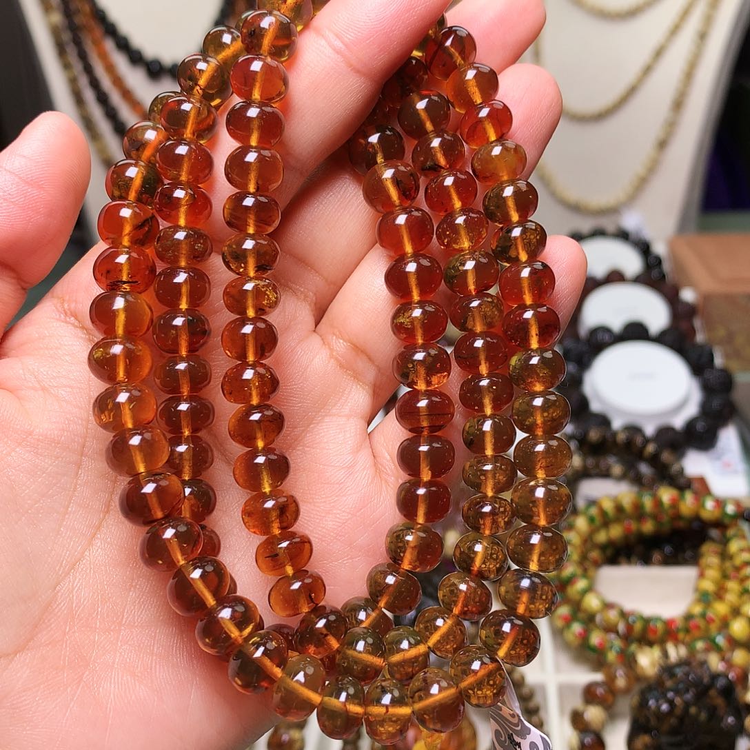 花***七琥珀未镶嵌裸石抚顺琥珀985