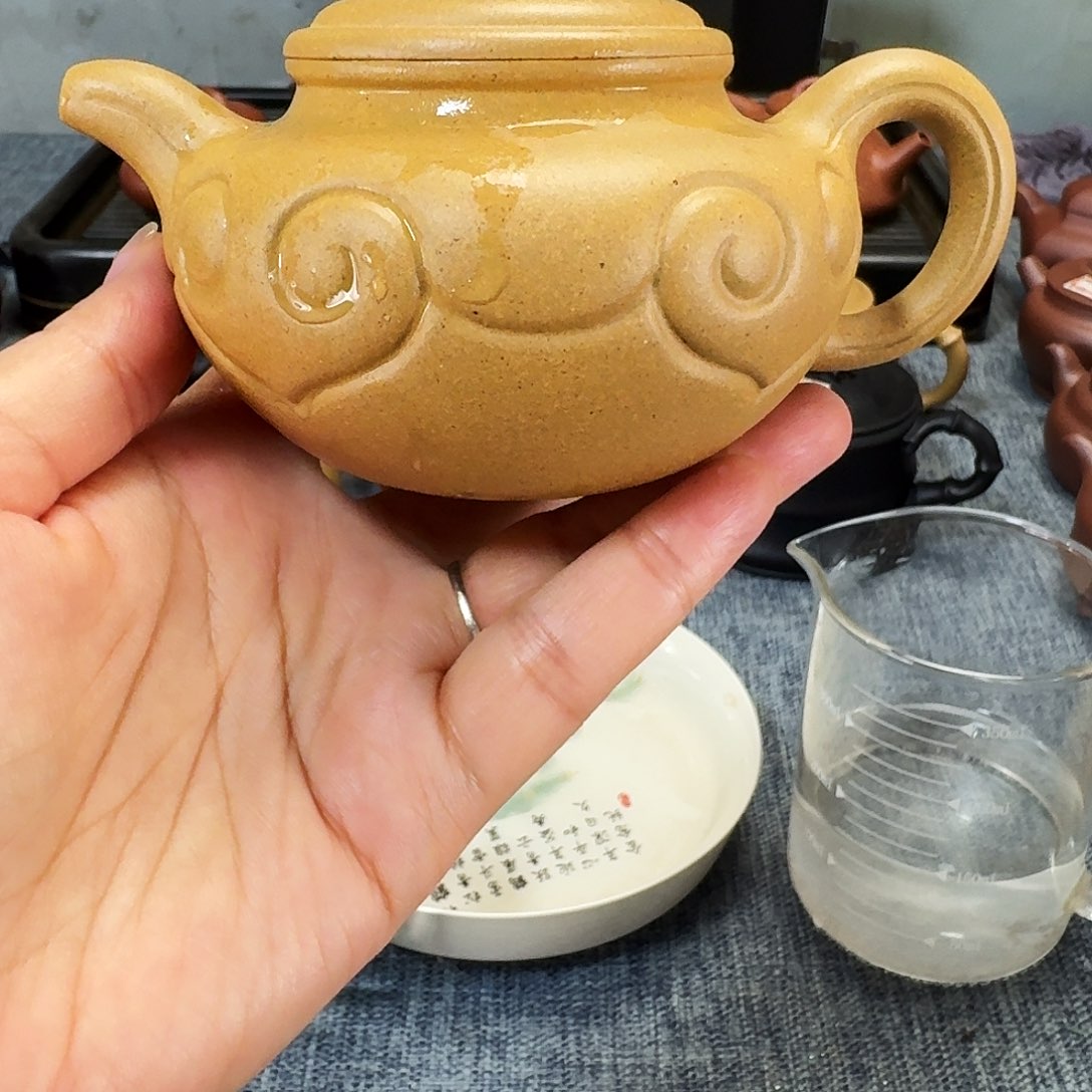 茶壶紫砂半手工紫砂壶仿古如意