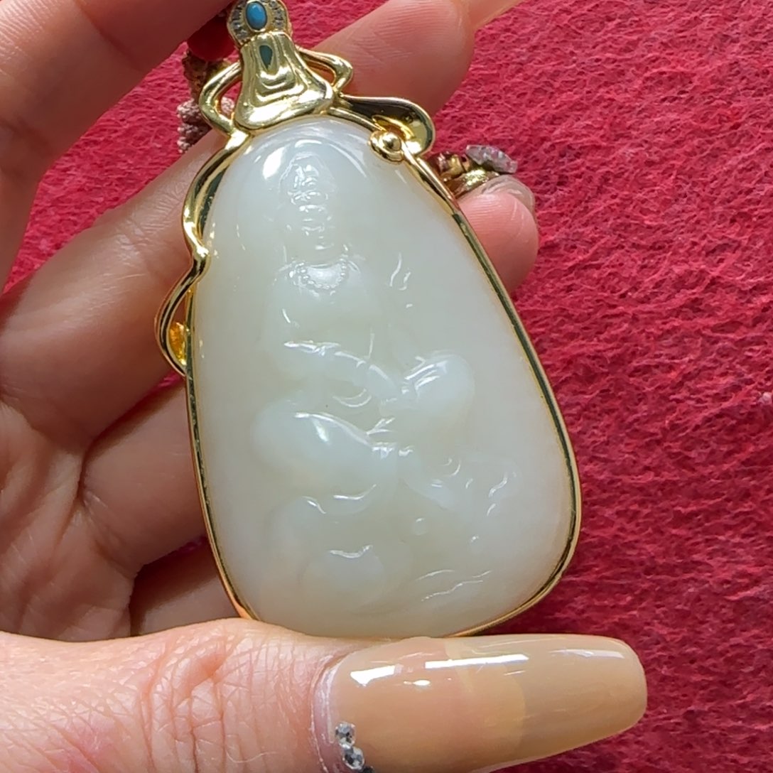 和田玉挂件未镶嵌