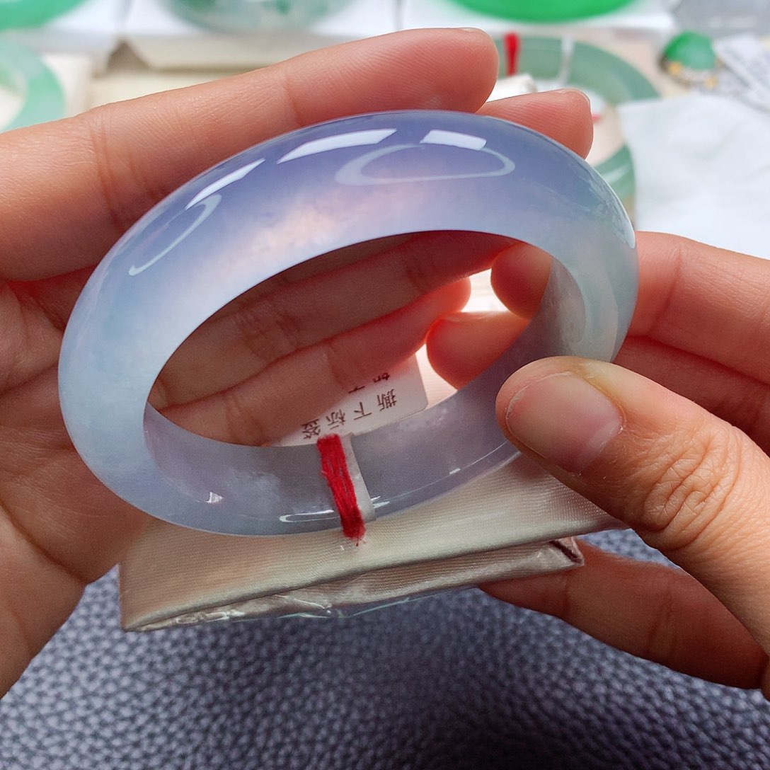 翡翠手镯未镶嵌52 53 54