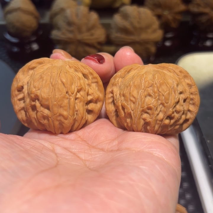 核桃手串/手链41全品蝴蝶磨文玩核桃一对