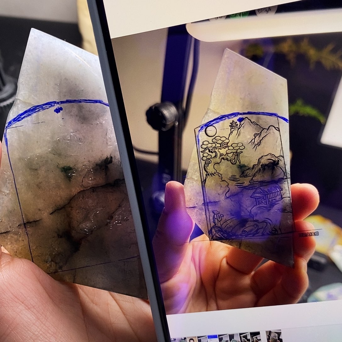 定制翡翠未镶嵌翡翠定制