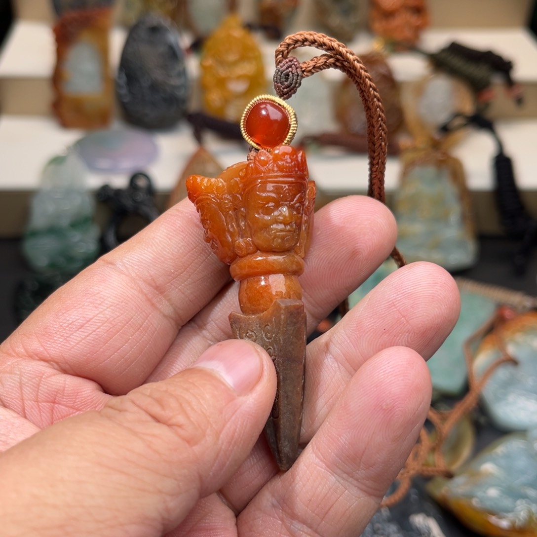 【闪购商品】定制翡翠未镶嵌E**o天然翡翠降魔杵