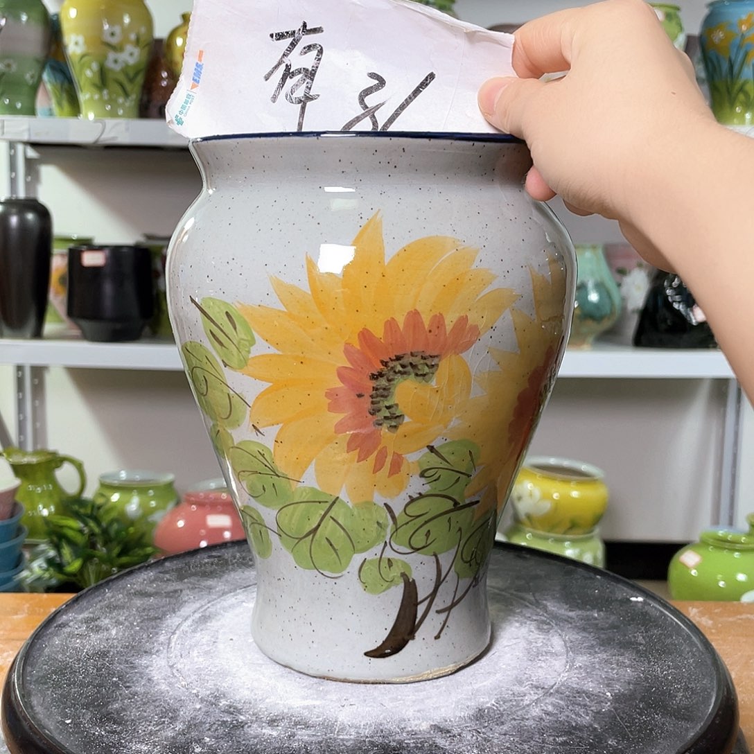 景德镇陶瓷花盆花器暇256