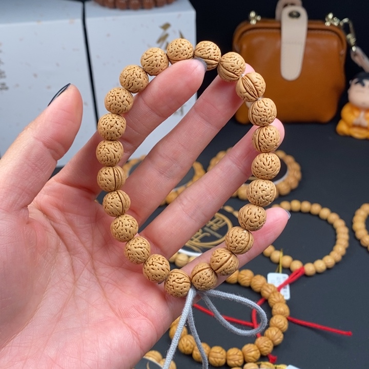 桃核手串玉化皮11.5 （尺寸误差0.5之间）