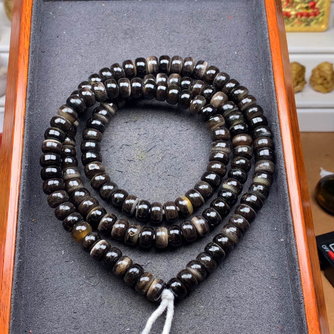 驼骨其他0.9驴蹄桶珠128珠