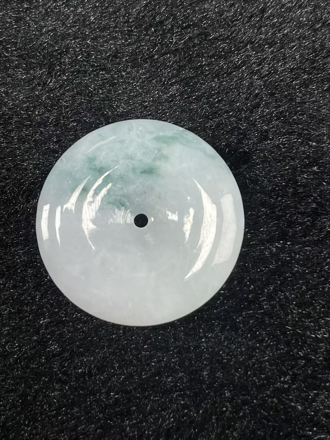 缅甸翡翠A货平安扣