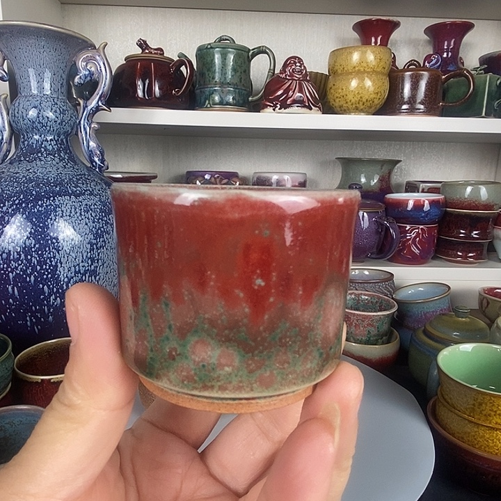 茶盏中国神后钧瓷茶具处理