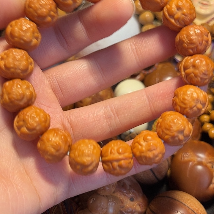 手串/手链橄榄核猴头蝉王