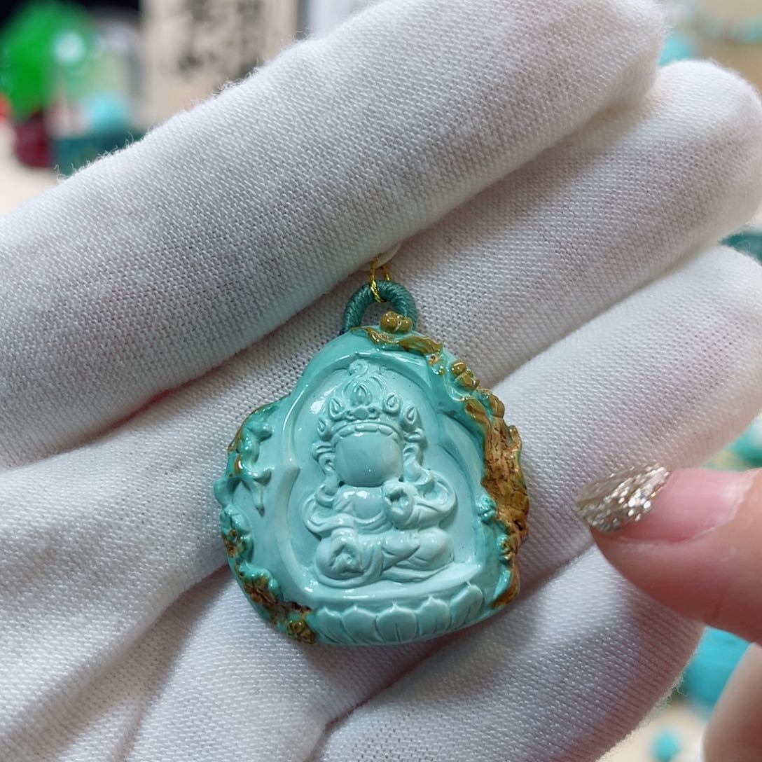 绿松石珠宝奇石未镶嵌