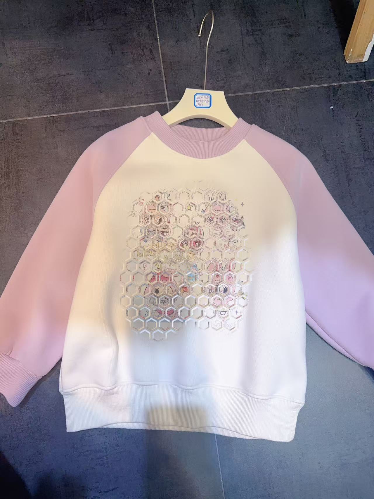 25842款儿童加绒卫衣