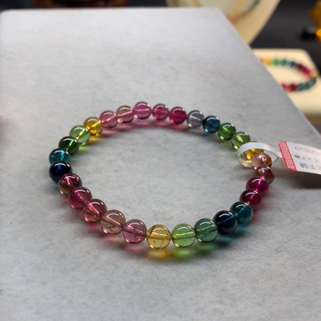 【闪购商品】未镶嵌手链碧玺艳丽单圈6.3