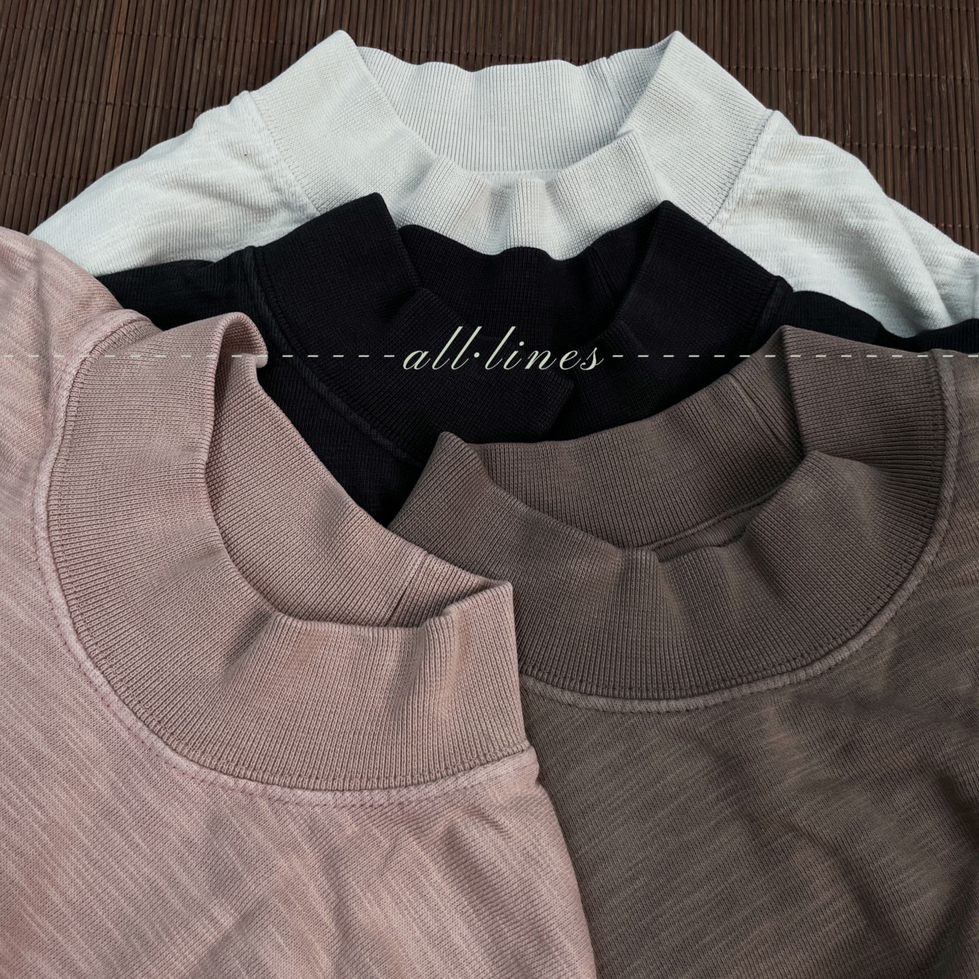 「口袋卫衣」重磅毛圈款高领竹节斑驳感定制花纱卫衣 C-3207