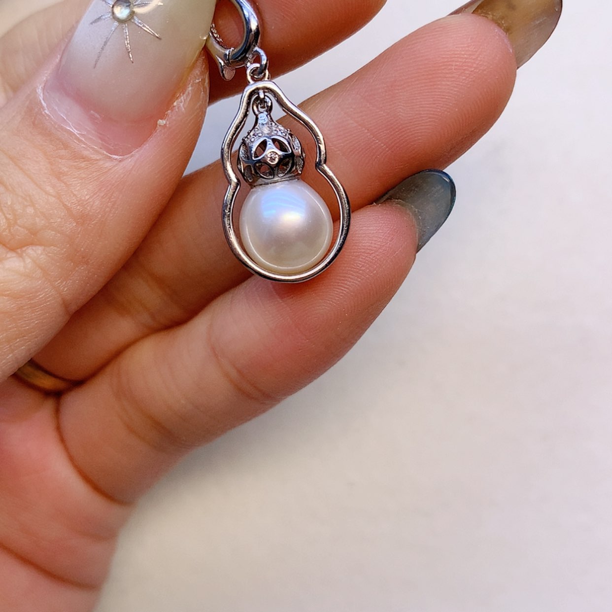 【闪购商品】颈饰银S925镶嵌淡水珍珠