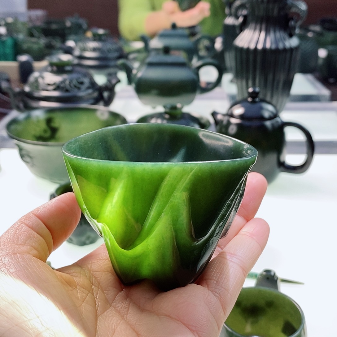 和田玉（青玉）摆件未镶嵌