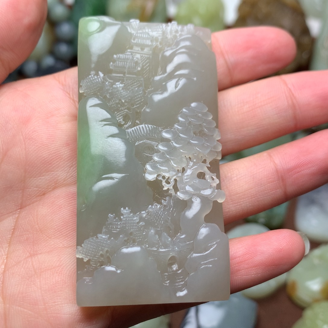 和田玉挂件未镶嵌