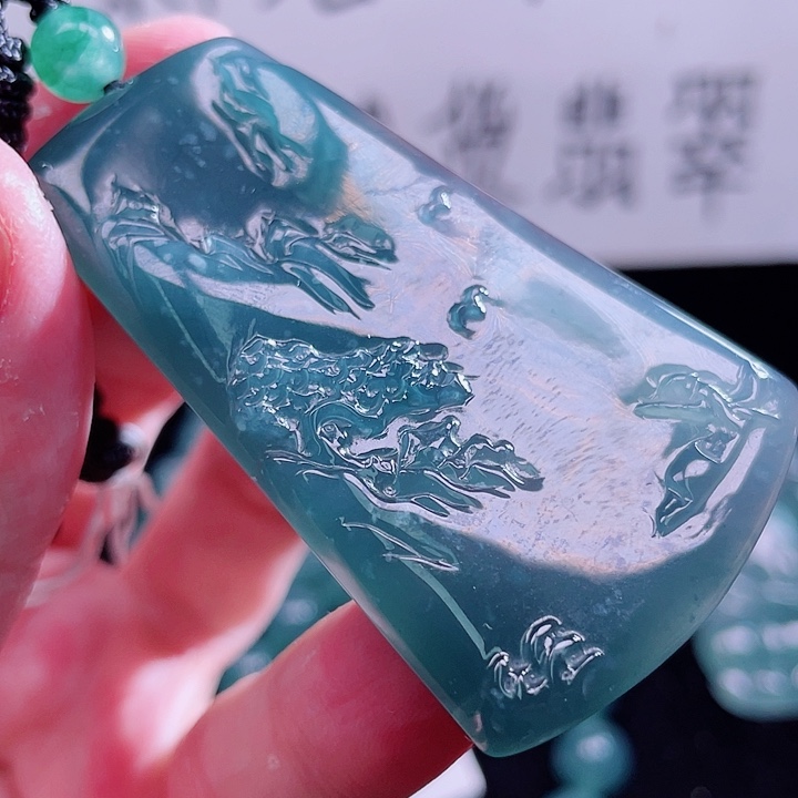 翡翠未镶嵌颈饰999999999
