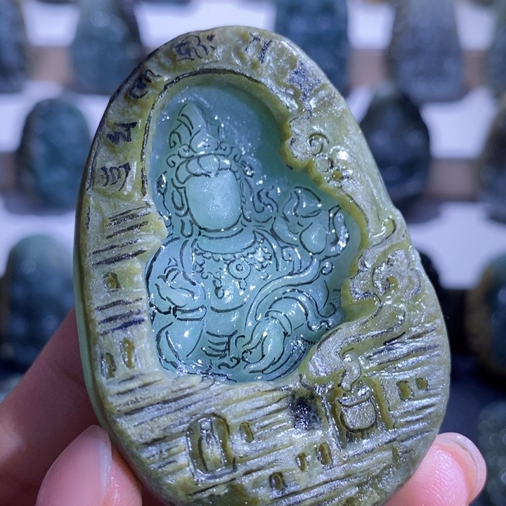 定制翡翠未镶嵌天然翡翠玉石雕刻