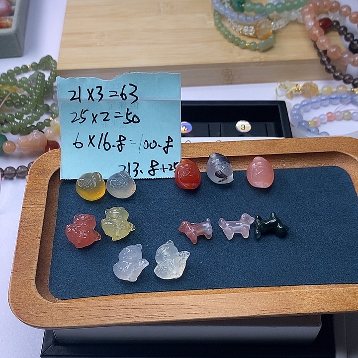 玛瑙/玉髓车挂未镶嵌真****啊