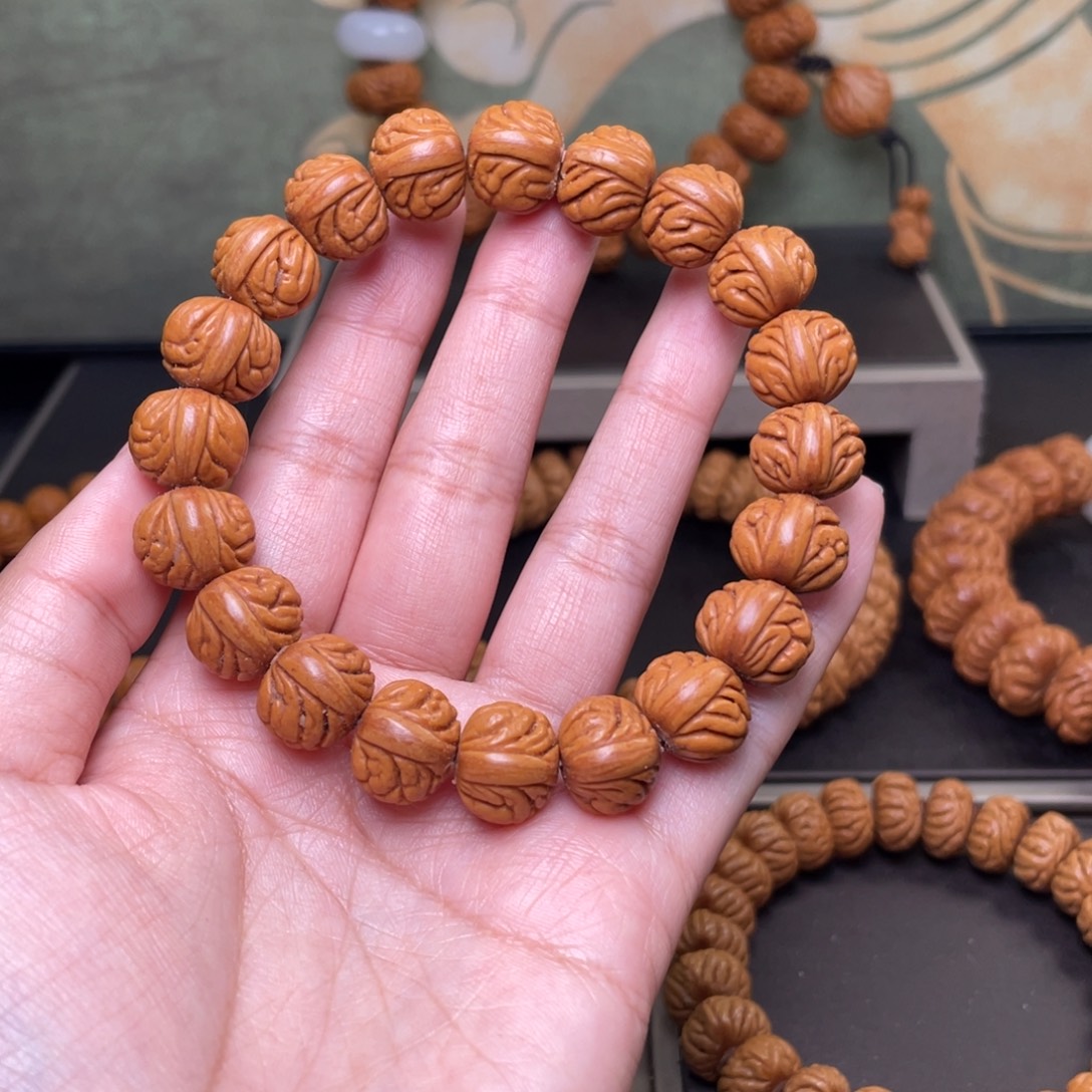 桃核吊坠14火焰纹