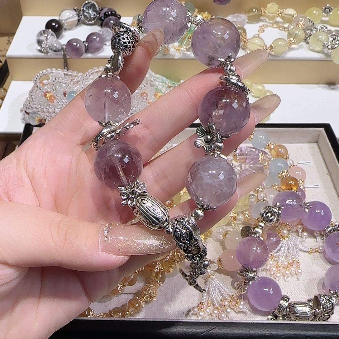 水晶手链未镶嵌把