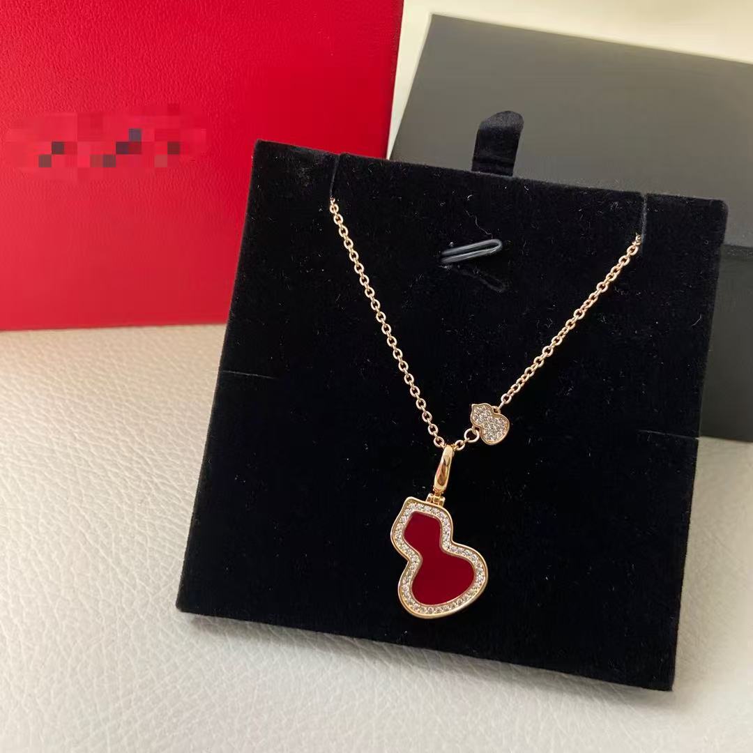  【镀k金】Q家全系葫芦项链双葫芦白贝项链