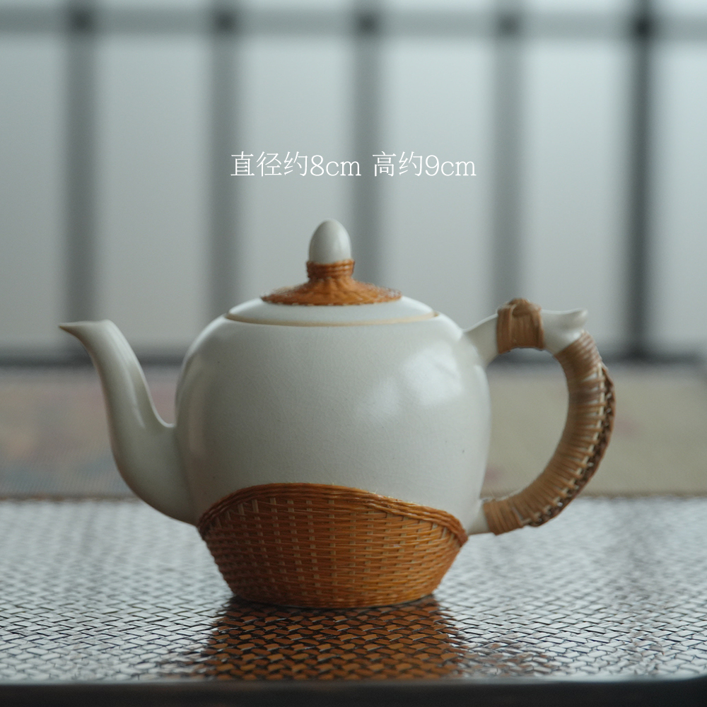 【苏打美人壶】复古精编手工艺竹丝竹扣茶壶泡茶茶壶功夫茶道