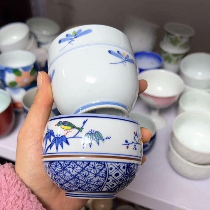 盖碗瓷器直播放漏中