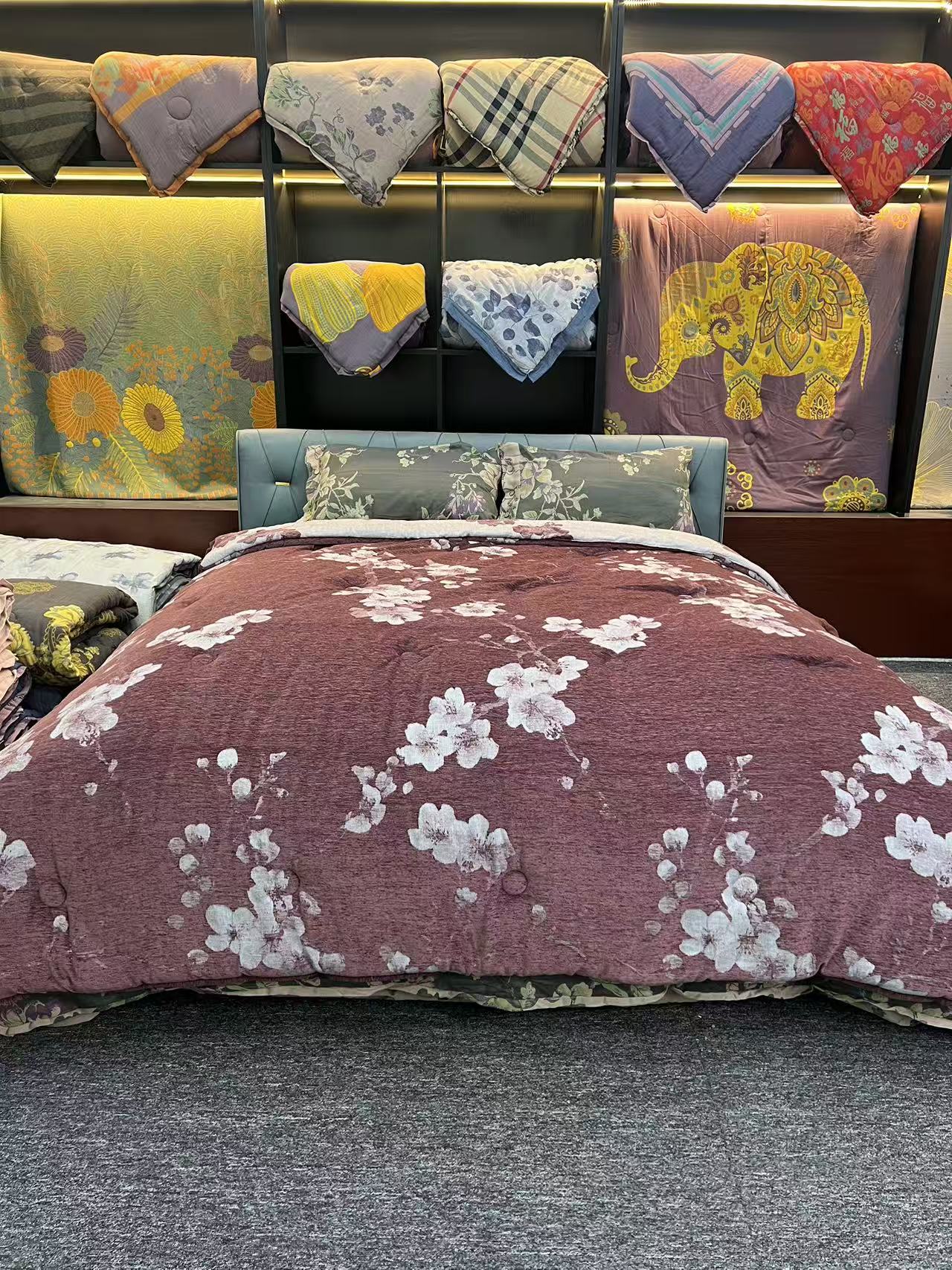 【驿路梅花 秋冬被】高端A类双层纱亲肤透气舒适柔软可机洗秋冬被