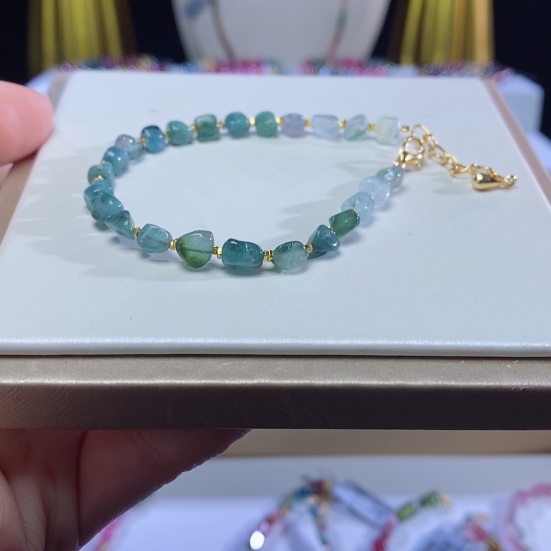 碧玺手链未镶嵌随形