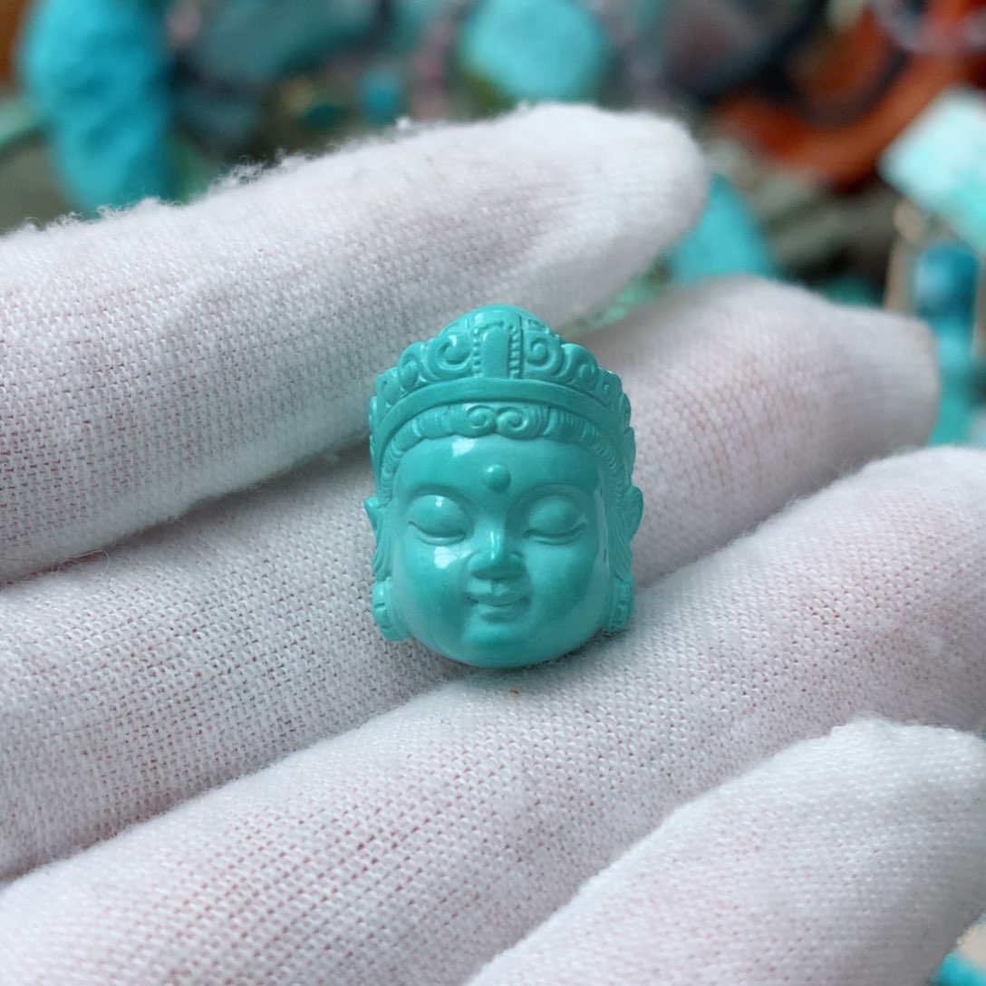 绿松石珠宝奇石未镶嵌