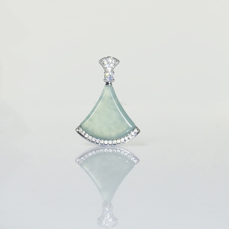 【吴帅翡翠】天然翡翠无事牌裙子吊坠A货翡翠饰品（不含链）多样性发1