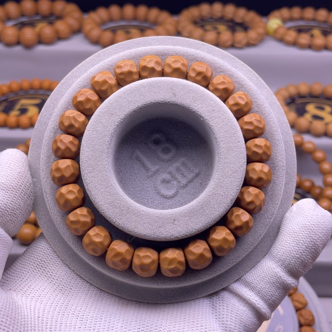 猴头核桃手串9.8mm奶酪无相（非全品介意勿拍）