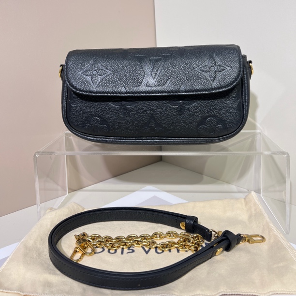 95新 LouisVuitton/路易威登 芯片款全皮ivy单肩包