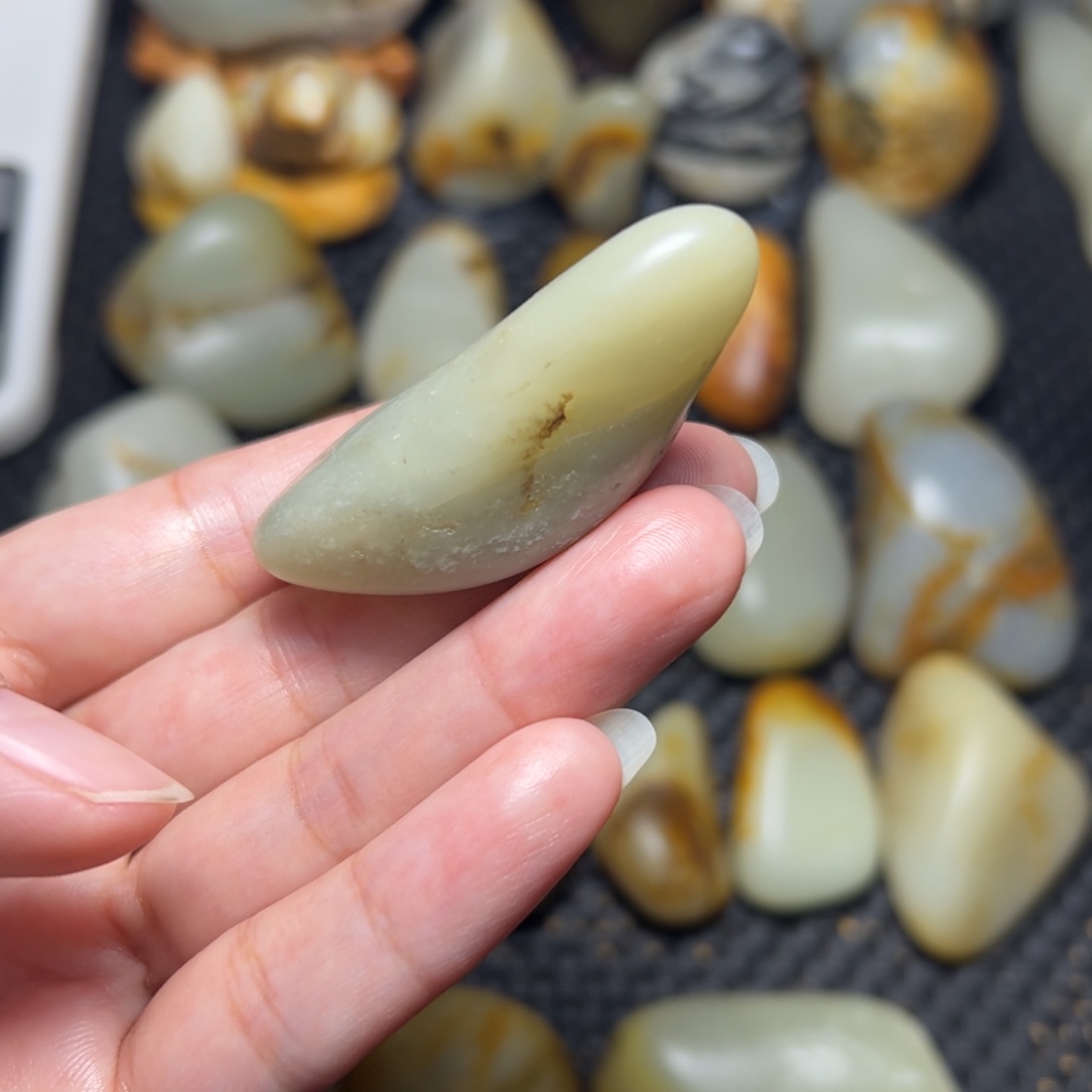 和田玉未镶嵌挂件22