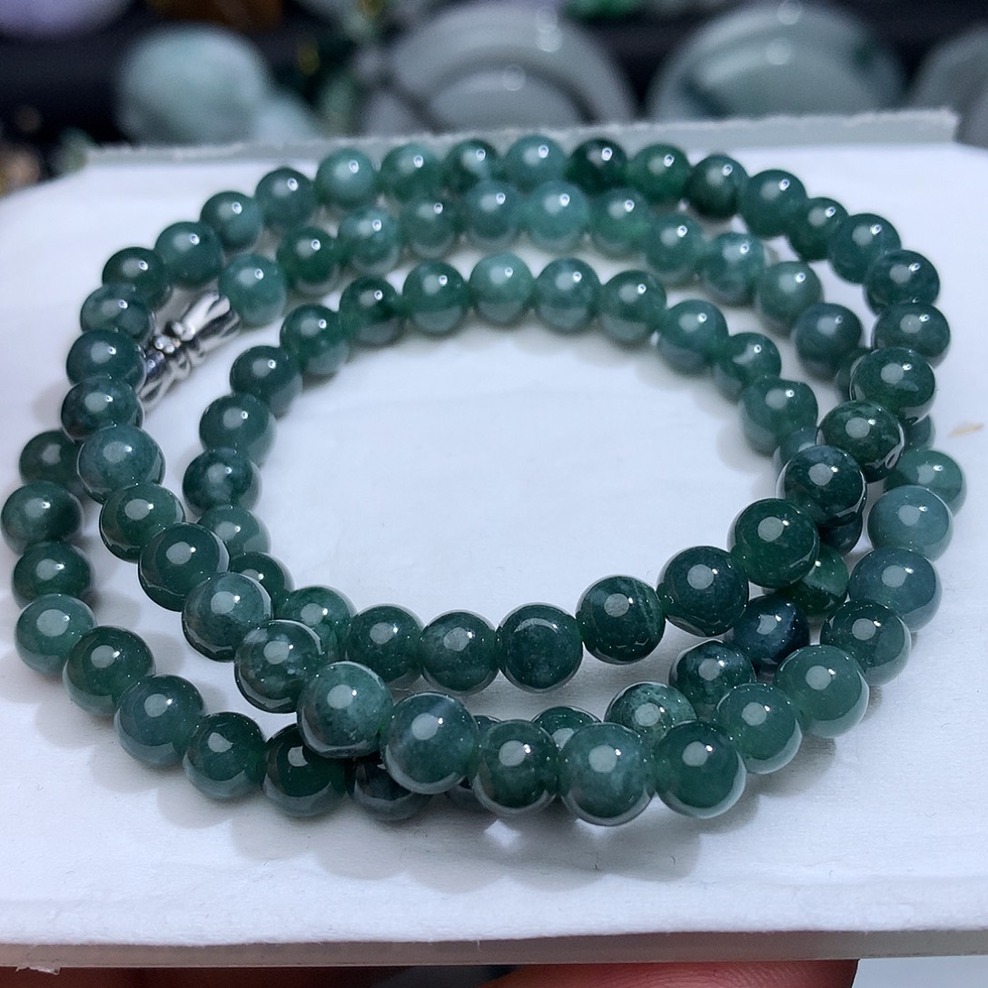 翡翠未镶嵌颈饰539