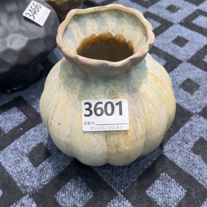 拉***蕾瓷片景德镇高温花器编码3601高24口8默认无孔