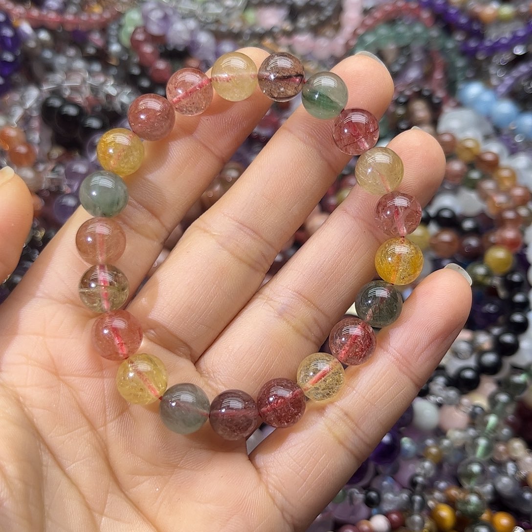 紫晶手绳银S925镶嵌手链项链手链