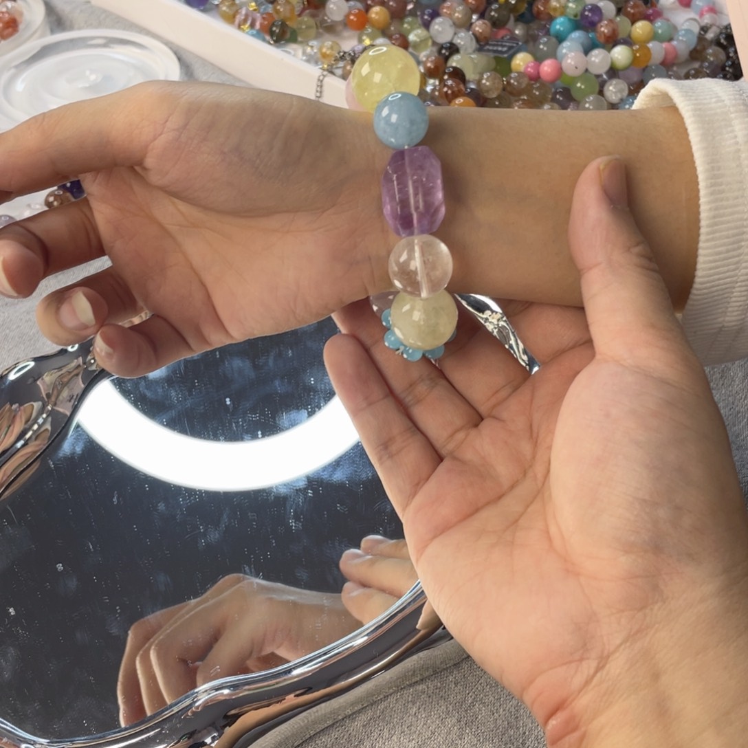 手链银S925镶嵌水晶