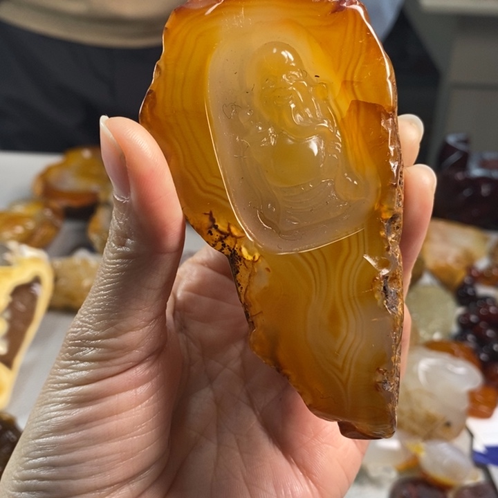 玛瑙/玉髓吊坠(不含链)未镶嵌